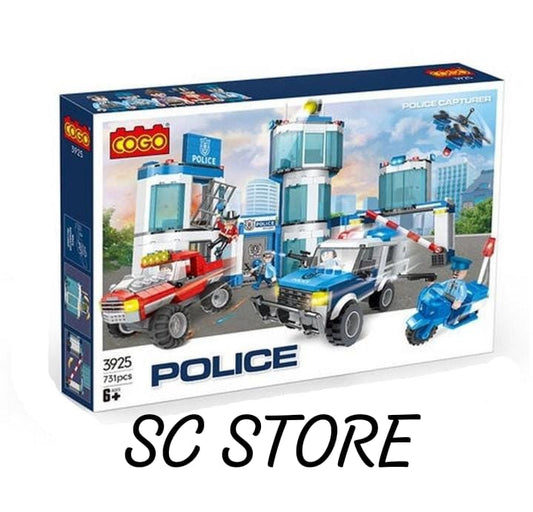 Sluban Police Station Building Blocks