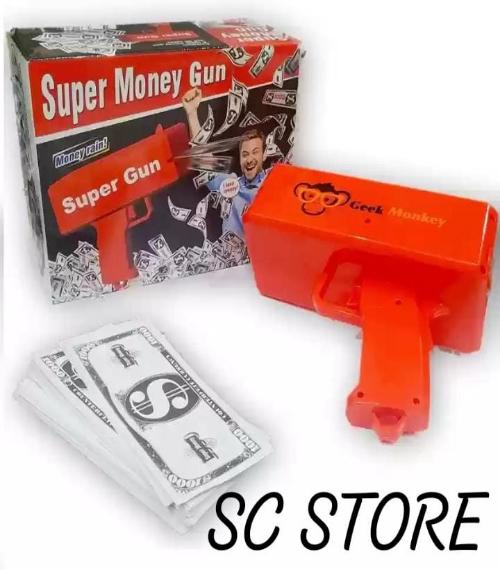 Super Money Gun Toy Battery Operated